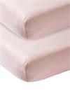 Hoeslaken Jersey Lichroze 70x140/150 cm 2st Meyco