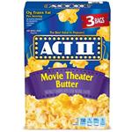 Act II Movie Theater Butter Popcorn, 3-bags (234g) (Korte da