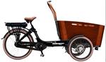 Vogue Carry bakfiets Midden motor Kangeroo 7V zwart/bruin