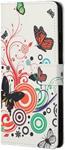 Samsung Galaxy S22 Hoesje Portemonnee Butterfly Print