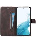 AZNS Samsung Galaxy S22 Hoesje Wallet Book Case Kunstleer Br