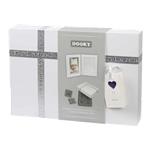 Dooky Gift Set Handprint Double Frame White & memory box
