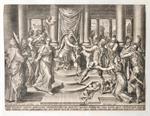 [Antique print, etching and engraving] The Judgment of Solom