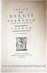 [Titlepage, letterpress and woodcut] URBIUM Totius BELGII SE