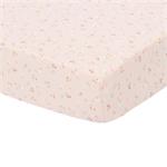 Hoeslaken Wieg Little Flowers Pink Little Dutch