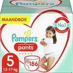 Pampers - Premium Protection Pants - Maat 5 - Maandbox - 186
