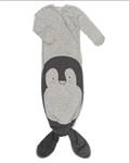 Slaapzak Baby Cocon Grey Melange Pinguin 75cm 3-6mnd Snoozeb