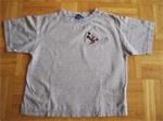 Lichtgrijs T-Shirt met Voetballende Mickey Mouse