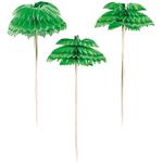 Cocktailprikkers Palmboom 10cm 12st