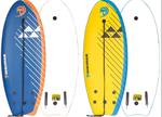 SURFBOARD EPS 114 CM,  SLICK BOARD Blauw/Oranje/Wit