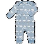 Baby Pyjama Zonder Voet Walvis Blue Fog Fresk