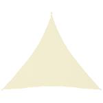 vidaXL Voile de parasol Tissu Oxford triangulaire 3x3x3 m Cr