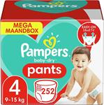 Pampers - Baby Dry Pants - Maat 4 - Mega Maandbox - 252 luie