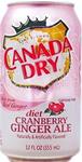 Canada Dry Diet, Cranberry Ginger Ale (355ml)