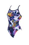 Arena W Glow Floral Challenge Back One Piece navy-multi 42