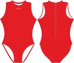 Women Waterpolo Swimsuit Waterfly Futura red