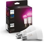Philips Hue Slimme Lichtbron E27 Duopack - White and Color A