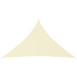 vidaXL Voile de parasol Tissu Oxford triangulaire 3,5x3,5x4,