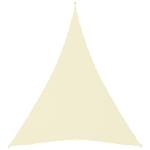 vidaXL Voile de parasol Tissu Oxford triangulaire 4x5x5 m Cr