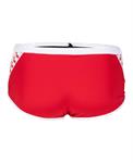 Arena M Icons Swim Low Waist Short Solid red-white 75