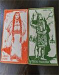 2 Vintage Handdoeken Karl May - Winnetou