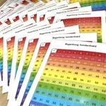 Regenboog 100-veld wisbordje klassenset (30 st.)