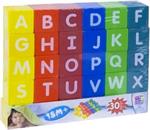 Houten blokken alfabet | kleine- en hoofdletters (30 st.)