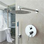 Chroom Inbouw Regendouche