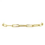 Gouden closed for ever armband 20 cm 14 krt