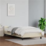 vidaXL Cadre de lit avec tête de lit Crème 80x200 cm Similic