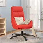 vidaXL Chaise de relaxation Rouge Similicuir