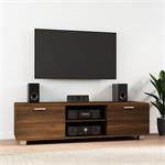 vidaXL Tv-meubel 140x40,5x35 cm bewerkt hout bruineikenkleur