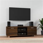 vidaXL Tv-meubel 120x40,5x35 cm bewerkt hout bruineikenkleur