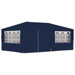 vidaXL Tente de réception avec parois latérales 4x6 m Bleu 9