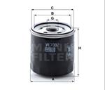 MANN Filter Oliefilter W 7032