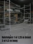 NIEUWE rolsteigers 3 of 4,5 m H - rolstelling