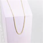Ketting met platte ovale schakel 