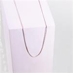 Ketting met slang schakeltjes - Staal, Maat: 38 cm 