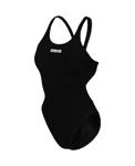 Arena W Team Swimsuit Swim Tech Solid black-white 44