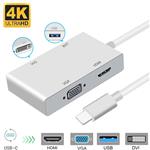 DrPhone DDH2 - 4 in 1 – Adapter Hub voor Laptop / Smartphone