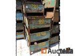 10 metalen Bakken stapelbare