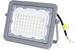 Buitenlamp grijs | LED bouwlamp 50W=450W schijnwerper | daglichtwit 6500K - 90° lichthoek | waterdic