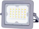 Buitenlamp grijs | LED bouwlamp 20W=180W schijnwerper | koelwit 4000K - 90° lichthoek | waterdicht I