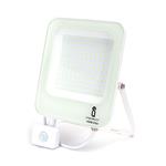Buitenlamp wit met IR bewegingssensor | LED 100W~8900Lm=900W schijnwerper | daglichtwit 6500K | wate