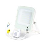 Buitenlamp wit met IR bewegingssensor | LED 30W~2700Lm=300W schijnwerper | koelwit 4000K | waterdich