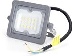 Buitenlamp grijs | LED bouwlamp 10W=90W schijnwerper | daglichtwit 6500K - 90° lichthoek | waterdich