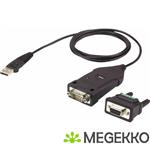 USB 2.0-Adapter USB A Male - SUB-D 9-Pins Male Zwart