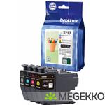 Brother Cartridge LC3217 combipack zwart + kleur