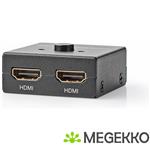 HDMI-Splitter/Switch in En | 2x HDMI-Uitgang - 1x HDMI-Ingang | 2x HDMI-Ingang - 1x HD