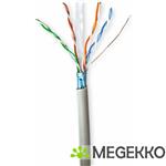 Netwerk Kabel Rol | CAT6 | Stranded | F/UTP | CCA | 100.0 m | Binnenshuis | Rond | PVC | Grijs | Gif